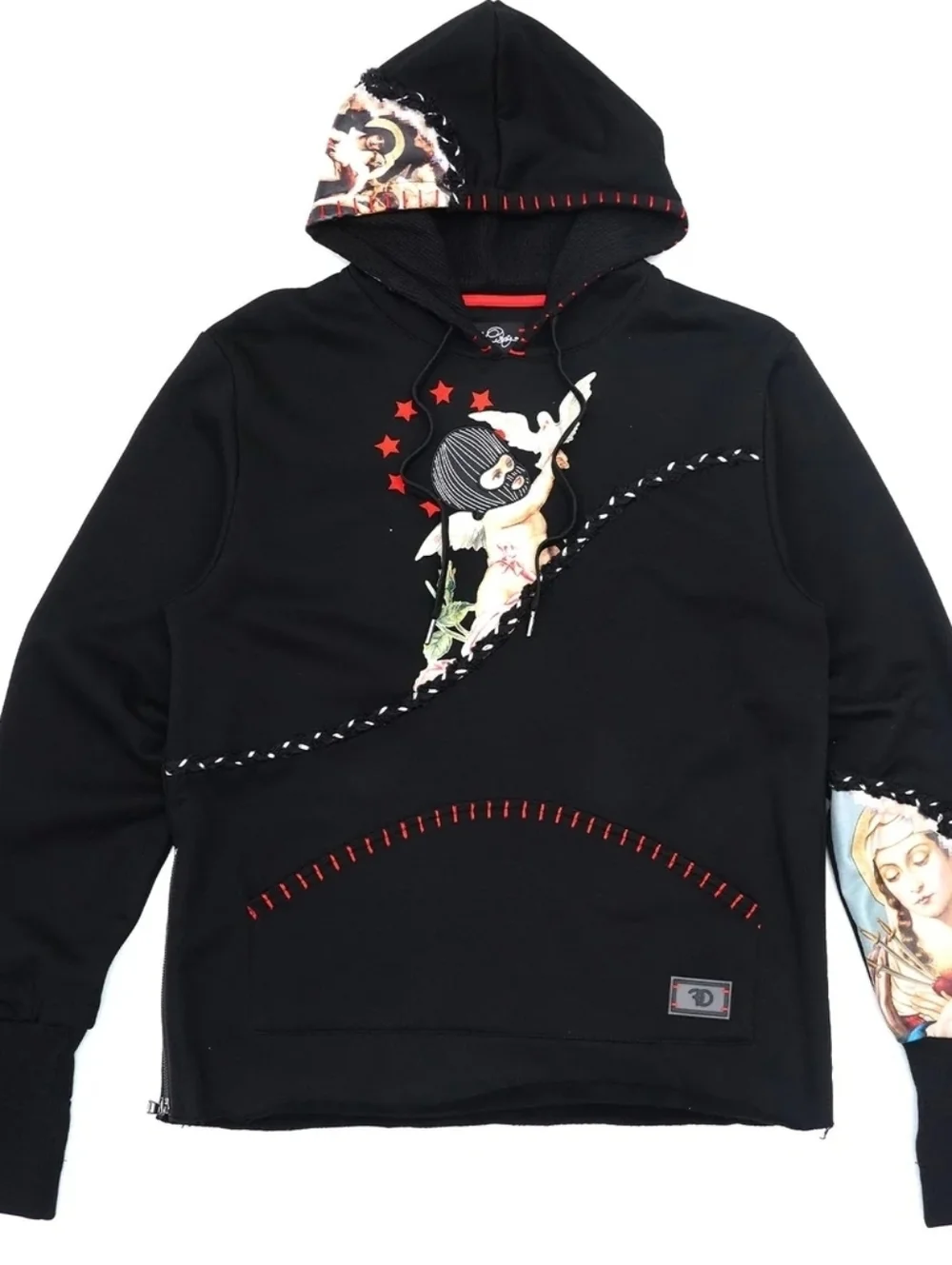 Frost Angel Pull Over Hoodie - Makobi Jeans. Size Small - Picture 3 of 10